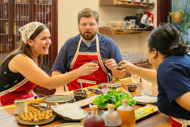 Experience Hanoi Cooking Class with Free Wine Tasting - Homemade liquor and the social side of the class
