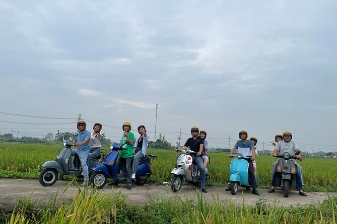 Exploring Vespa Tour Through Little Red River Delta - The rice fields and village roads are the real highlight