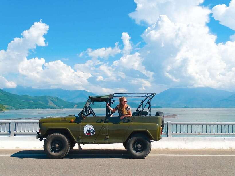 From Da Nang: Explore Hai Van Pass by US Army Jeep - Summit views over Da Nang Bay and Lang Co Beach