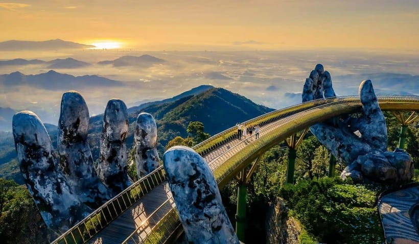 From Da Nang or Hoi An: Ba Na Hills Golden Bridge Tour - Golden Bridge, Flower Garden, and Linh Ung Pagoda