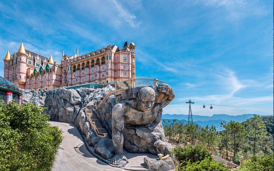 From Da Nang or Hoi An: Ba Na Hills Golden Bridge Tour - The cable car climb to 1,487 meters
