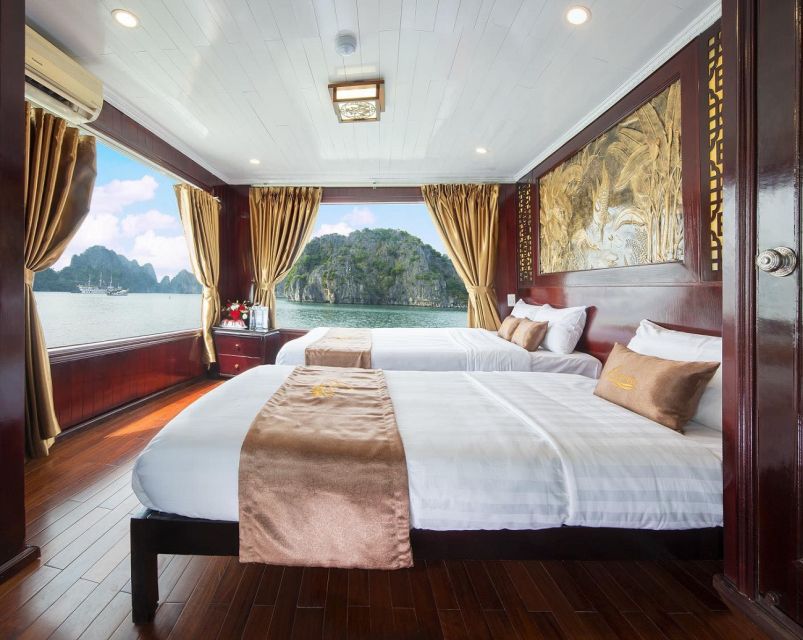 From Hanoi: Ha Long - Bai Tu Long Bay 2-Day 1-Night Cruise - Kayaking around Cap La Island at 3 p.m.