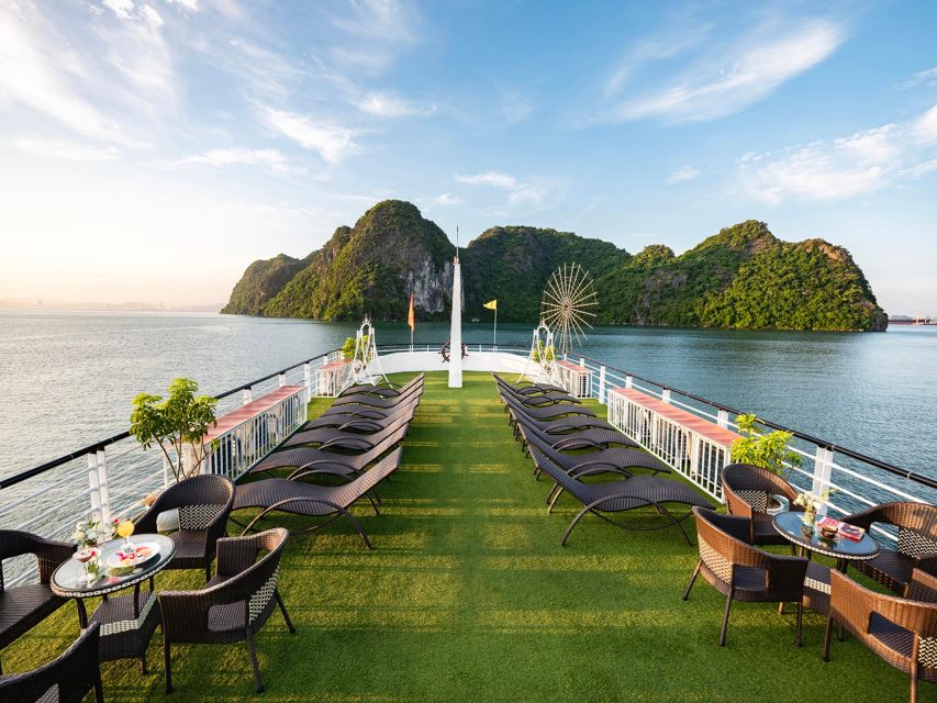 From Hanoi: Ha Long Bay 5-star Day Cruise with Buffet Lunch - Guides make the busy schedule easier