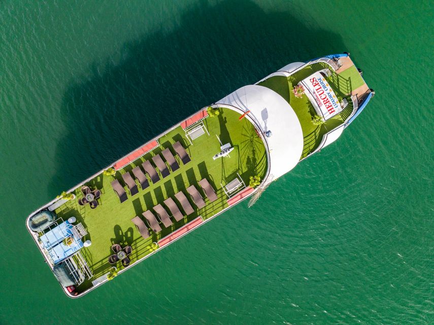 From Hanoi: Ha Long Bay 5-star Day Cruise with Buffet Lunch - Boarding the cruise and paying the extra fees
