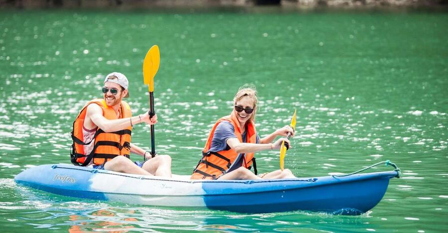From Hanoi: Halong Bay 1 Day Trip Visit Cave, Island, Kayak - Getting from Hoan Kiem to Tuan Chau Island