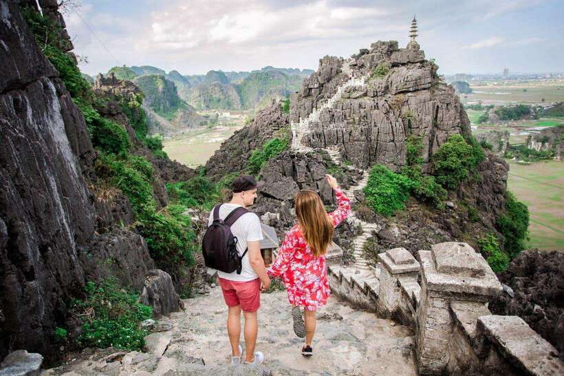 From Hanoi: Ninh Binh- Hoa Lu-Tam Coc- Mua Cave- Highlight - Mua Cave and the 500-step climb