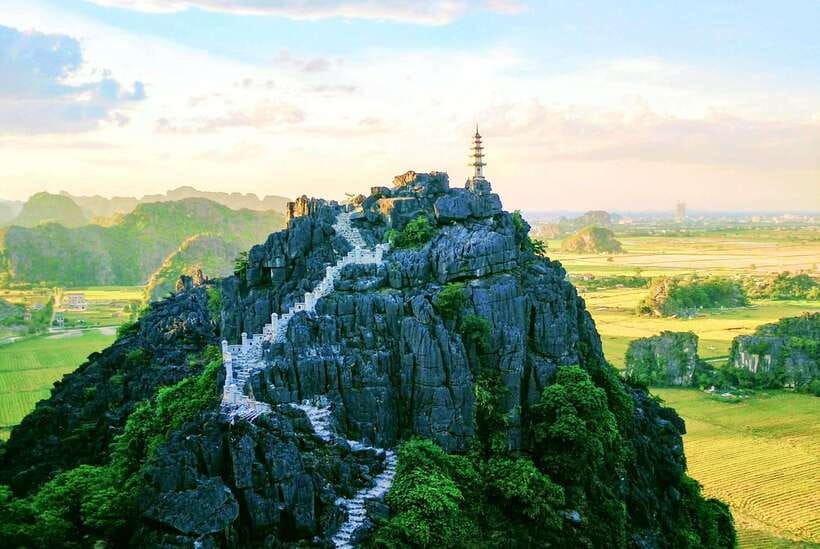 From Hanoi: Trang An Eco-tourism -Bai Dinh pagoda & Mua Cave - Leaving Hanoi between 7:00 and 7:50 AM