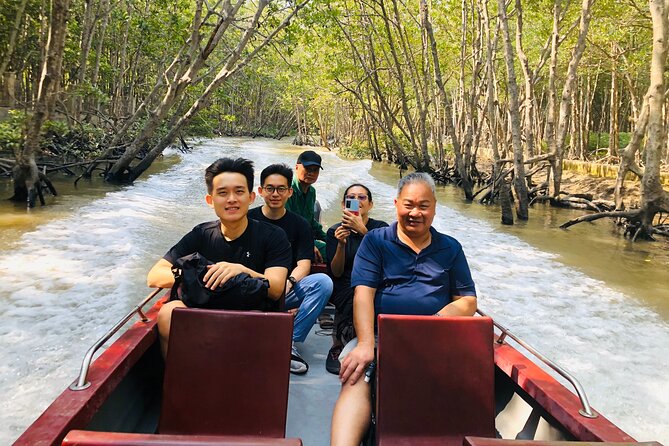 From Ho Chi Minh: Can Gio Trek – Monkey Island & Crocodile Farm - The optional boat and the changing sound of the forest