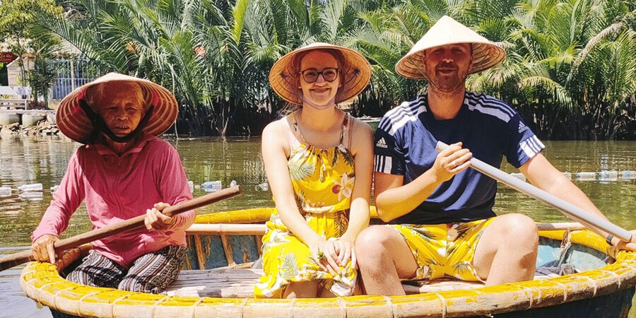 From Hoi An: Bay Mau Coconut Forest Bamboo Basket Boat Ride - Meeting the boat at Nông Thôn Travel