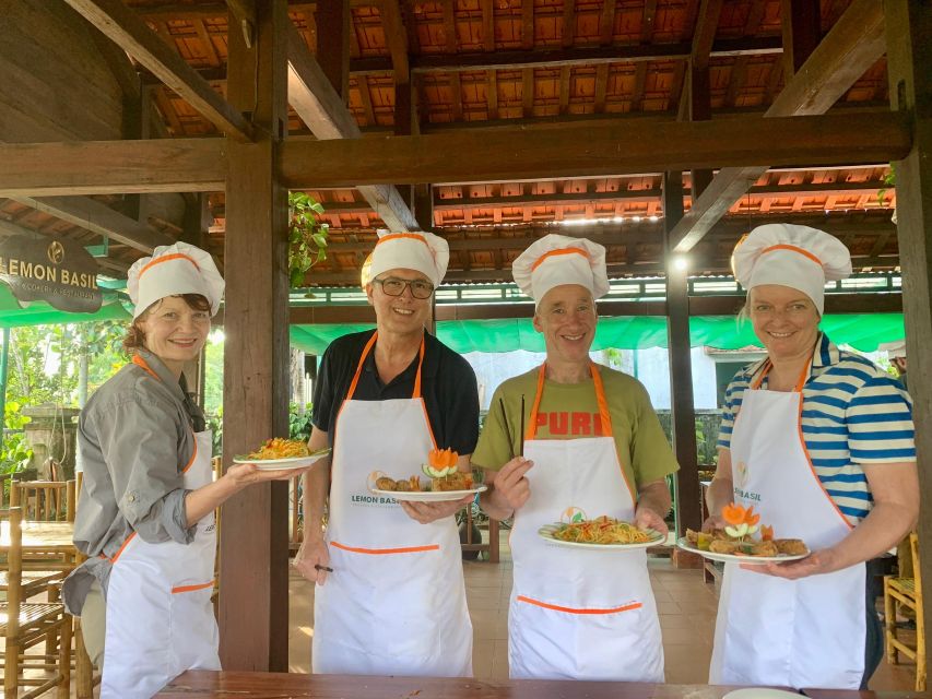 From Hoi An: Cooking Class at Organic Farm - Communal dining makes the class feel social