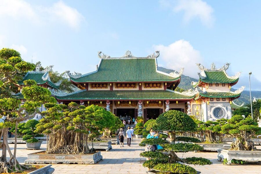 From Hoi An: Day Tour of My Son Temples and Marble Mountain - The final pagoda visit and ride back to Hoi An