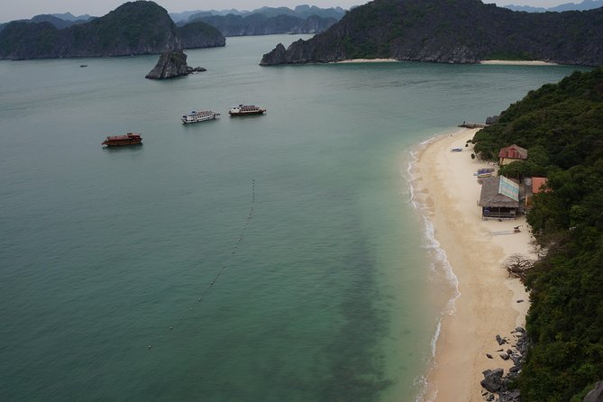 Full day boat trip with Cat Ba Captain Jack to Lan Ha Bay and Ha Long Bay - Morning pickup and the first run through Lan Ha Bay