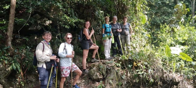 Full day hike - climbing in Jungle of Cat Ba National park - The 7:45 AM pickup and ride to the park