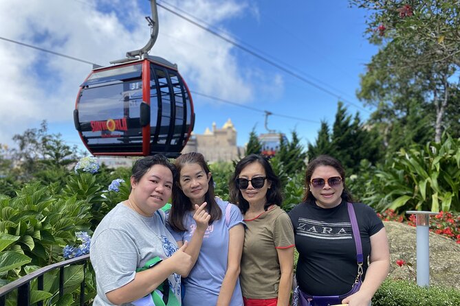 Full-Day Private Tour in Golden Bridge and Ba Na Hills - French Village, Fantasy Park, and Lunar Castle
