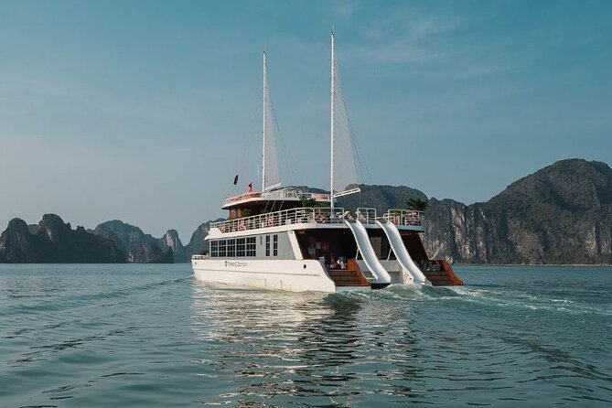 Full Day Tour Halong Bay on Premium Cruise Starting from Hanoi - Ti Top Island for swimming, relaxing, or a viewpoint