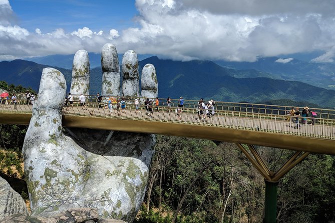 Golden Bridge & Ba Na Hills 1 Day including buffets lunch & 2 ways Cable Car - Riding above the Ba Na forest