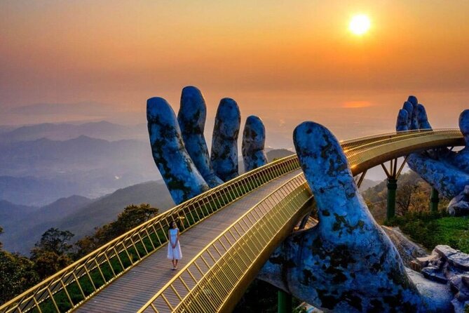 Golden Bridge -Ba Na Hills including buffet lunch ,Cable car 2 way From Da Nang - Golden Bridge: famous, photogenic, and crowded