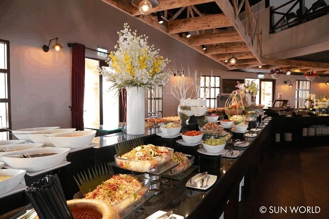 Golden Bridge -Ba Na Hills including buffet lunch ,Cable car 2 way From Da Nang - The second cable car to French Village