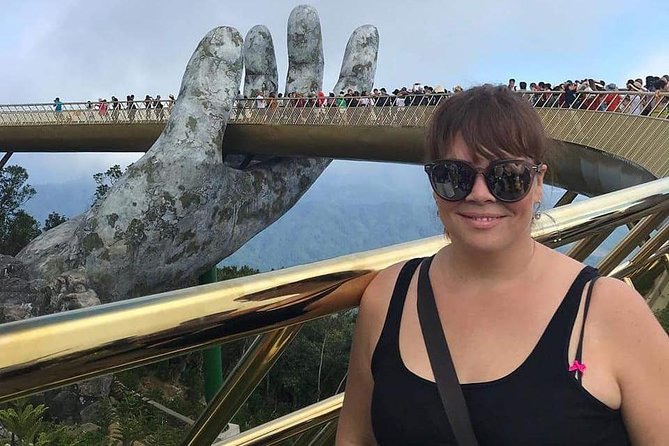 Golden Bridge & Ba Na Hills & Marble Mountain Private Tour - Entering the caves and temples of Marble Mountains