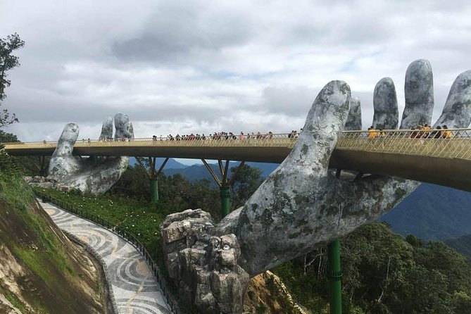 Golden Bridge-Monkey mountain-Dragon Bridge -Marble Mountain Fullday PrivateTour - Why this route works for a short stay