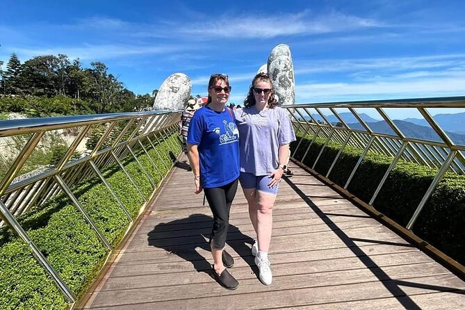 Golden Bridge-Monkey mountain-Dragon Bridge -Marble Mountain Fullday PrivateTour - Marble Mountains, caves, and steep steps