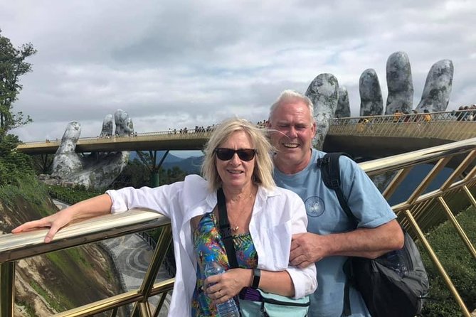 Golden Bridge-Monkey mountain-Dragon Bridge -Marble Mountain Fullday PrivateTour - Son Tra Mountain and the Lady Buddha statue