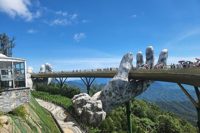Golden Bridge-Monkey mountain-Dragon Bridge -Marble Mountain Fullday PrivateTour - Lunch, transport, and what the $179 price buys