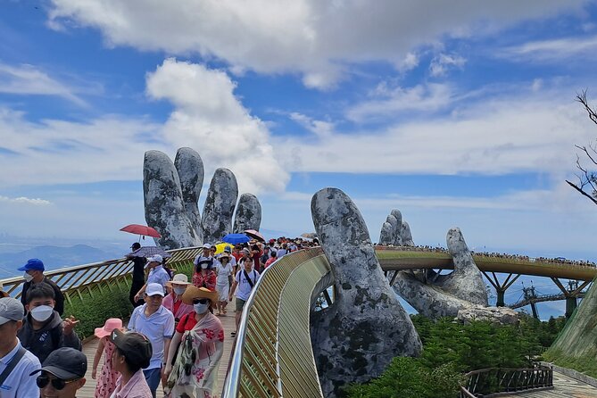 Golden Hand Bridge And Ba Na Hills tour from Hoi An/ Da Nang - The Golden Hand Bridge and the best photo stop