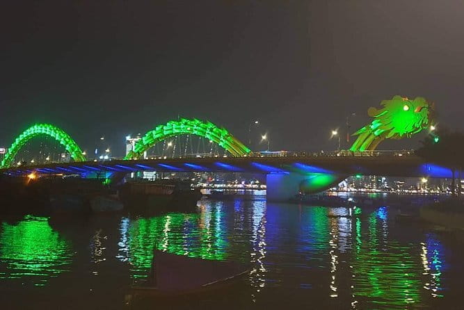 Guided Dragon Bridge Breathing Fire/Water & Da Nang city tour - Marble Mountains: caves, pagodas, and wartime history