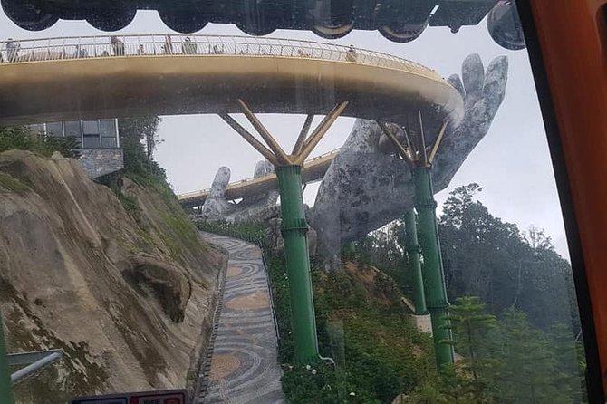 Guided Fullday Tour :Golden Bridge,Dragon Bridge,Marble Mountain,Monkey Mountain - A 7:30 a.m. start for Da Nang’s headline sights