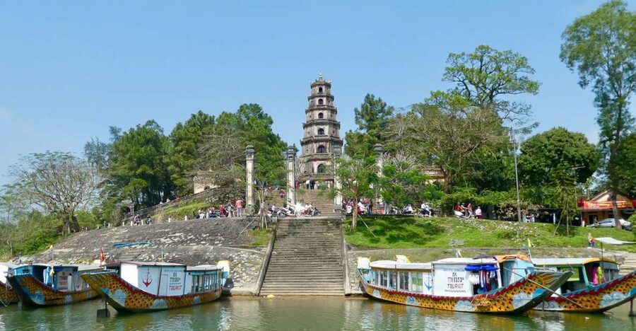 Guided Private Tour – Explore Hue’s Royal Tombs & Thien Mu - Khai Dinh Tomb and its striking mix of styles