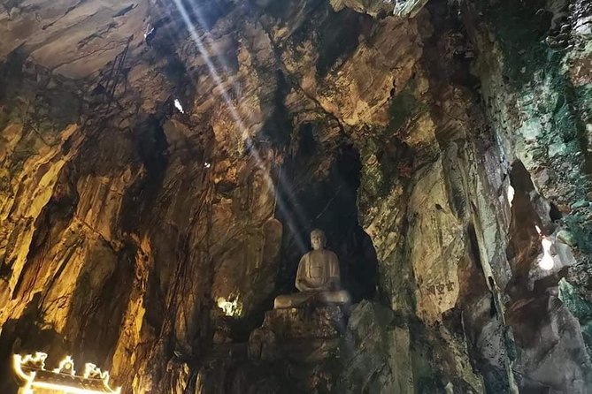 Guided Tour to Marble Mountains & Hoi An Walking Tour , Night Market, Boat Ride - Hoi An Ancient Town: a guided walk through old streets