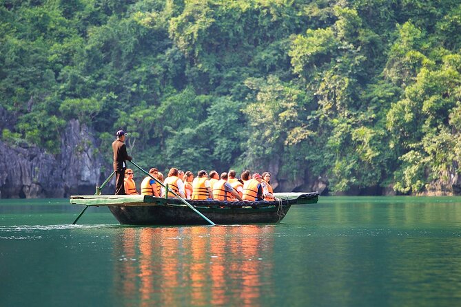 Ha Long Bay Cruise Day Tour - Cave, Kayaking, Swimming & Lunch - Lunch, Fruit, And The Sunset Party
