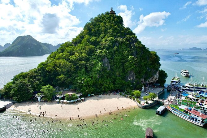 Ha Long Bay Day Cruise From Ha Noi - Titov Island Beach and Viewpoint