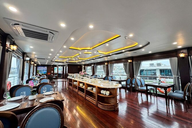 Ha Long Bay Luxury Day Cruise with Buffet Lunch, Caves & Kayaking - Lunch adds value to the $42 price