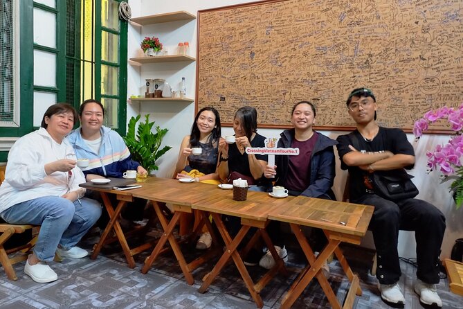 Ha Noi Egg Coffee Class - Trying the sweeter Saigon-style version