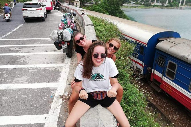 Hai Van Pass Motorbike Private Tour with Mister T Easy Rider - Suoi Mo Waterfall brings a welcome swim