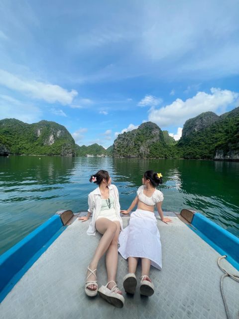 Half day Lan Ha Bay : Boat Trip , Kayaking,Snorkel - Setting Out From Cat Ba Town