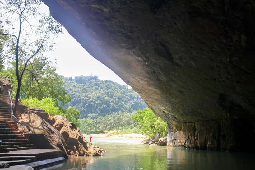Half-Day Phong Nha Cave Adventure by Dragon Boat - Entering Phong Nha Cave by boat