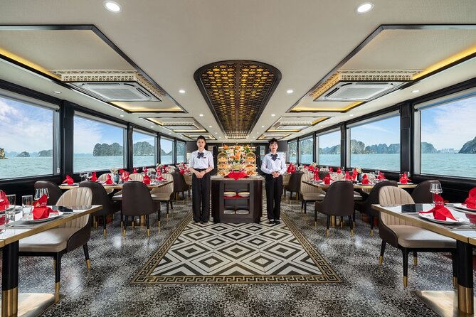 Halong and Bai Tu Long Luxury Day Escape - Buffet lunch and the sunset gathering