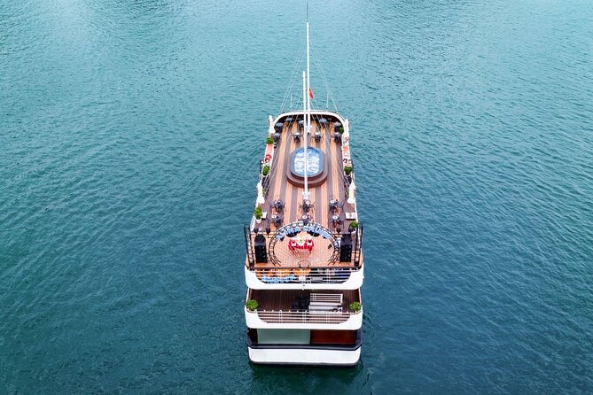 Halong and Bai Tu Long Luxury Day Escape - Halong Bay from the cruise deck
