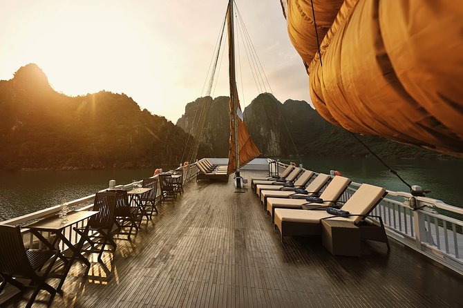 Halong Bay 2D1N BEST CRUISES All-Inclusive: Transfer, Meals, Kayak, Cave, Island - Evening Onboard: Cabin Comfort Without Hotel-Level Privacy