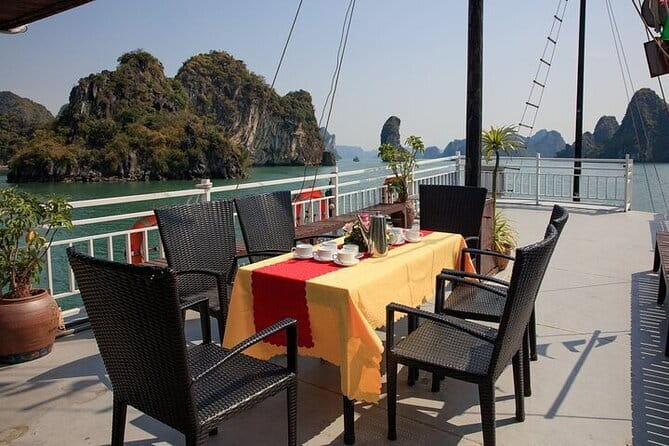 Halong bay 4 hours boat tour from Halong city with 2 caves, kayak - Dau Go Cave offers a rougher, quieter contrast
