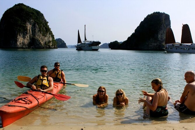 Halong Bay Day Tour By Diamond Era Cruise,Titop,Sung Sot & kayak - The return cruise and sunset party