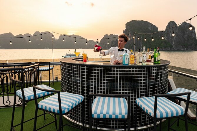 Halong Bay Day Tour With Sunlight Luxury Cruise With Transfer - Kayaking or bamboo boat at Hang Luon