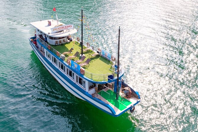 Halong Bay Day Tour With Titop Island, Cave, Kayak & Lunch - Sung Sot Cave and the roughly 400 steps