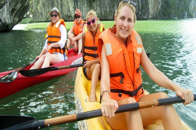 Halong Bay Full-Day with 6 Hour Cruise Kayaking, Swimming, Lunch - Ti Top Island combines a view and a swim