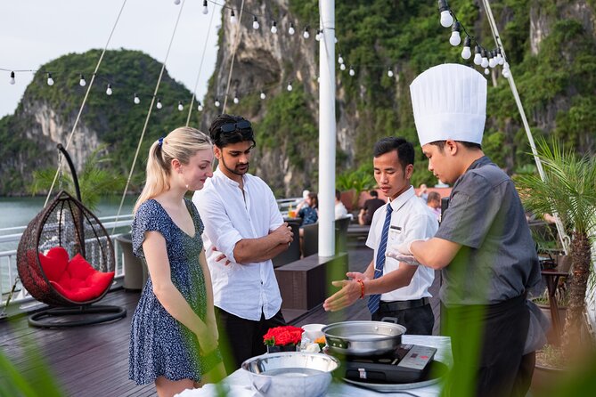 Halong Bay - Hera Luxury Day Cruise 7.5 Hours - Halong Bay and Lan Ha Bay from the upper decks