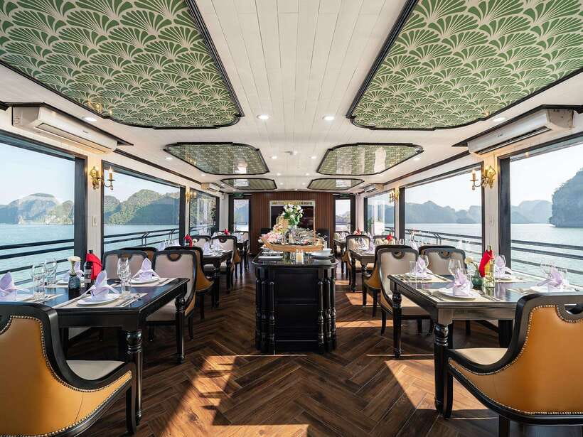 Halong Bay: Luxury Day Cruise with Buffet, Kayak, Swim - Lunch on board and what $42 really buys