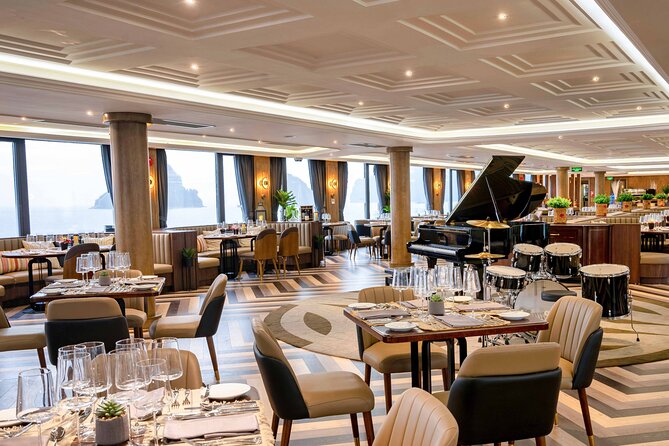 Halong Bay Luxury Dinner Cruise - Ambassador - Music, Dancing, and the Fourth-Floor Sundeck